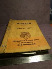 AUSTIN  A70/A90  PARTS  LIST