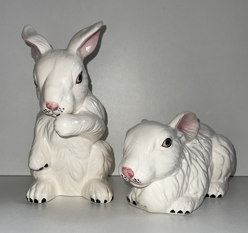 Vintage ceramic rabbit - vintage, bunny