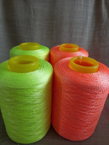 Machine knitting yarn cone job
