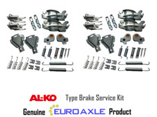 Alko 200mm and 230mm Type Twin Axle Back Plate Trailer Brake Parts Service Kit x