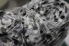 white/grey mini pompom