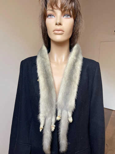 Vintage sapphire mink fur - sapphire,