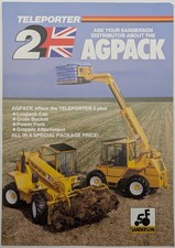 Original Sanderson Teleporter 2 Telehandler Agpack Single Sheet Brochure