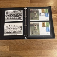 Stamp 100 Years of English County Cricket 18 First Day Covers 1973 Vintage Rare