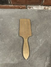 Vtg Grooved wooden butter