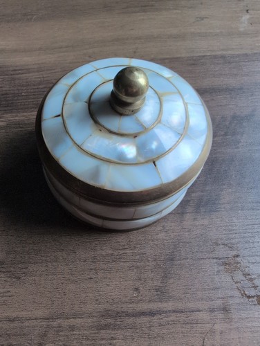 Vintage brass mother of - vintage,