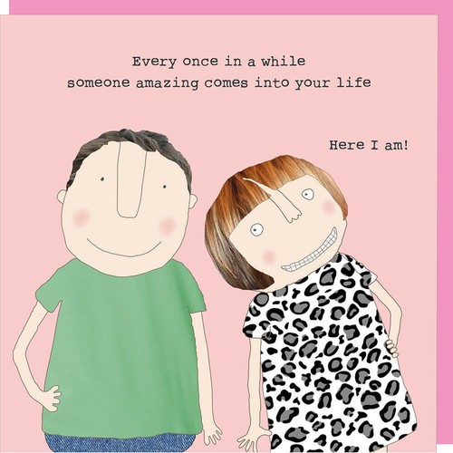 Funny valentines card here - valentines,