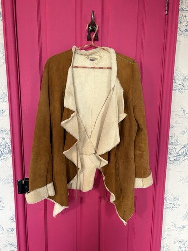 Sheepskin waterfall jacket - waterfall, by