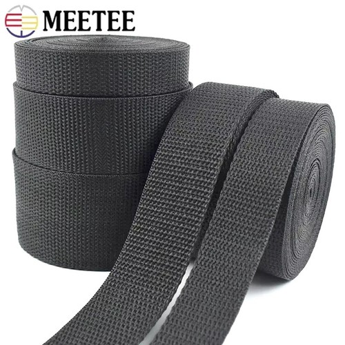 10m black webbing - webbing, strap