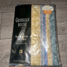 vintage georgian house ready made curtains 100% cotton 1 pair 90”W X 54”D