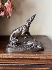 A Bronze Figure Of A Greyhound