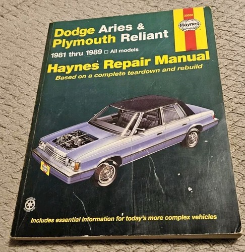 Haynes repair manual - manual, thru