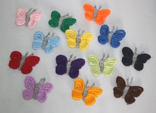 Handmade crochet butterfly - handmade,
