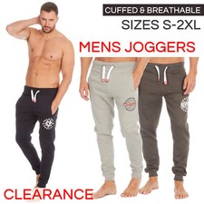Mens Joggers Cuffed Jogpants