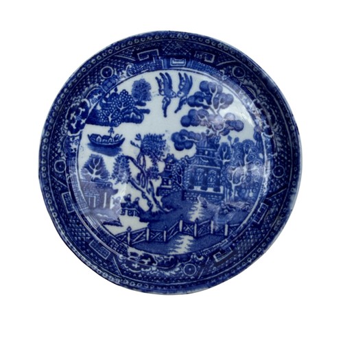 Willow pattern blue - blue, &