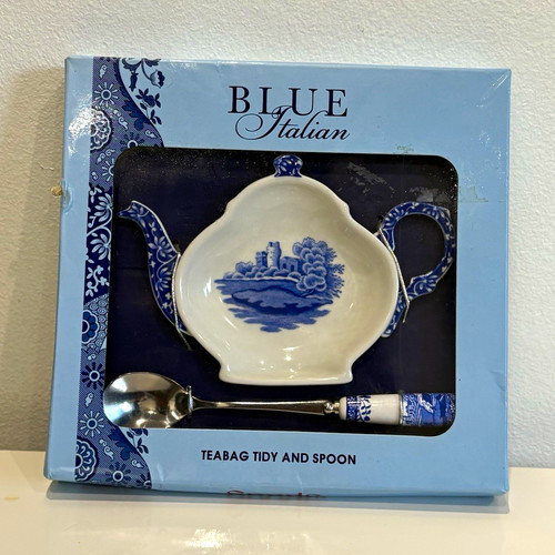Spode blue italian porcelain - spode,