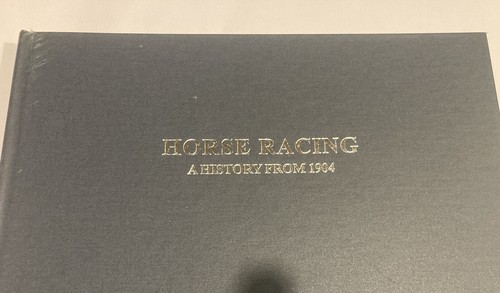 Large hardback horse racing - horse,