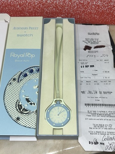 Swatch royal pop blaue - x,