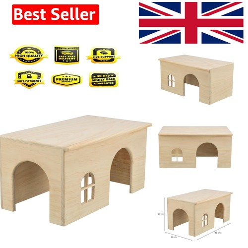Wooden house for rabbits and - wooden,