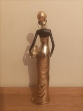 African Lady Gold And Black