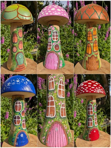 Large whimsical mushroom - large,