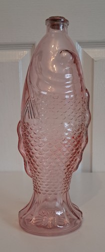 Vintage fish shaped glass - fish,