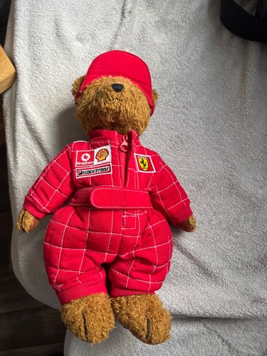 Vintage ferrari teddy bear - ferrari,