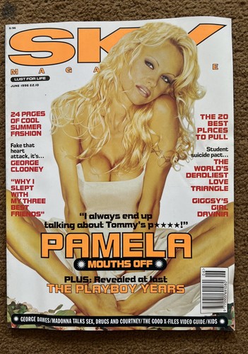 Sky magazine pamela anderson - sky,
