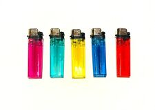 50x DISPOSABLE LIGHTERS Adjustable Flame Child Safety Resistant Assorted Colours