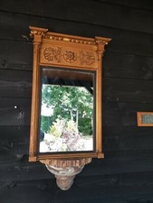 A Super Shabby Chic 19th Century Wall Mirror Peer Mirror Regency Style