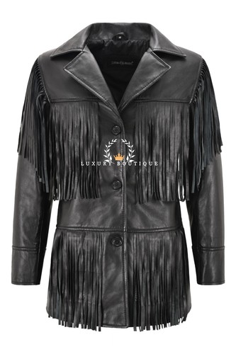 Women western fringes - western, leather