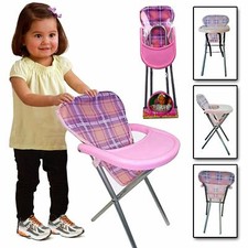 New Dolls Highchair Polly Dolls High Chair for Kids 
