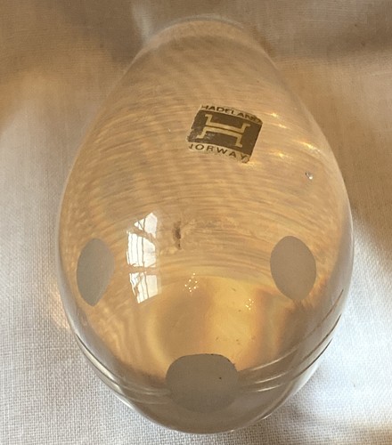 Vintage art glass - art, seal