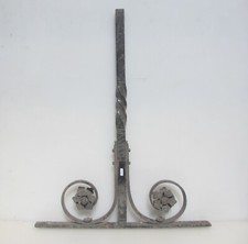 Antique Iron Baluster Rail Stand Table Legs Column Church Victorian Holder Pair