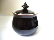 DENBY MERLOT COVERED LIDDED SUGAR BOWL VERY GOOD USED CONDITION F