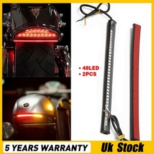 2PC Motorcycle Amber Red LED