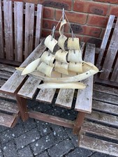 Vintage Sailing Ship Made From Real Horn