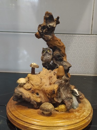 Hand carved wooden - carved,