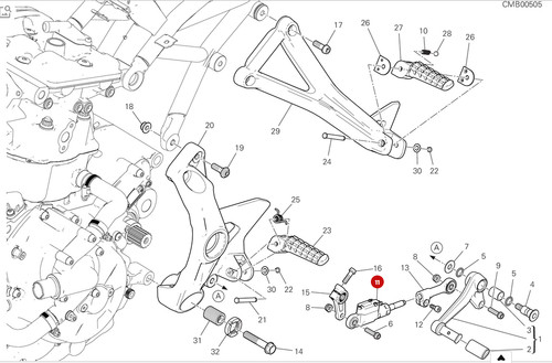 Ducati quick shift 55215481d - shift,