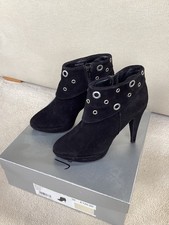 Jane Shilton Black Suede