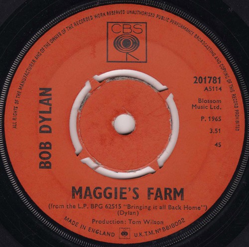 Bob dylan maggie farm 7 - dylan,