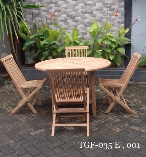 Teak table and - and, four