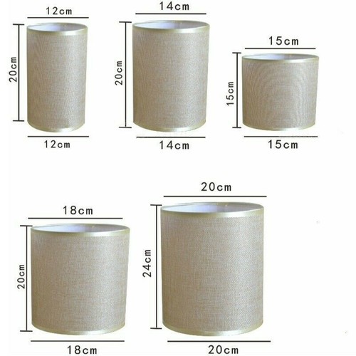 Lampshade linen textured - lampshade,