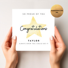 Personalised Congratulations
