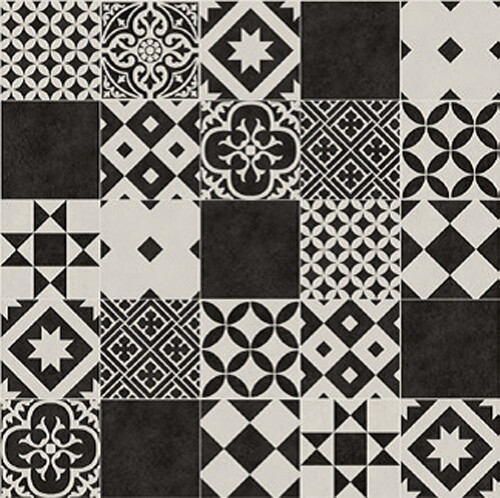 Moroccan black and - moroccan, vinyl