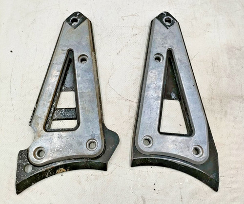 Pair footpeg supports - of,