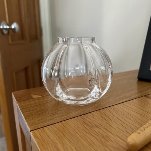 Dartington crystal small vase - small,