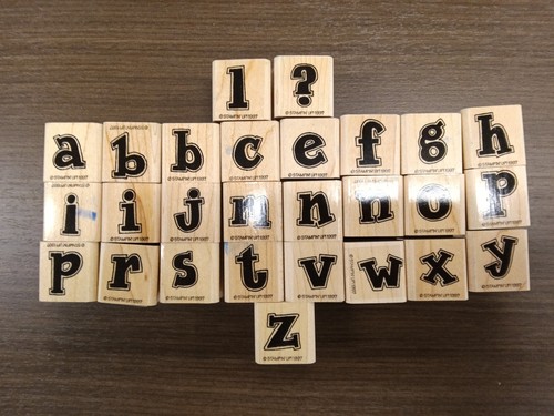 Stampin alphabet attitude - stampin,