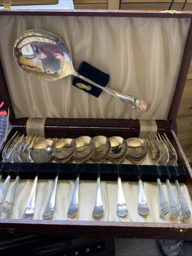 Silver plated fruit dessert - silver,