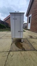 Small White Wooden Cupboard /